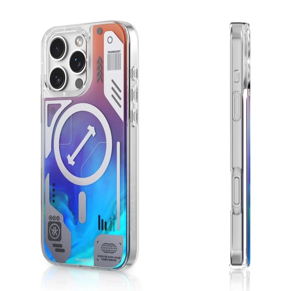 Blue Luminous Quicksand iPhone 16 Pro case | NWT - Picture 4 of 6